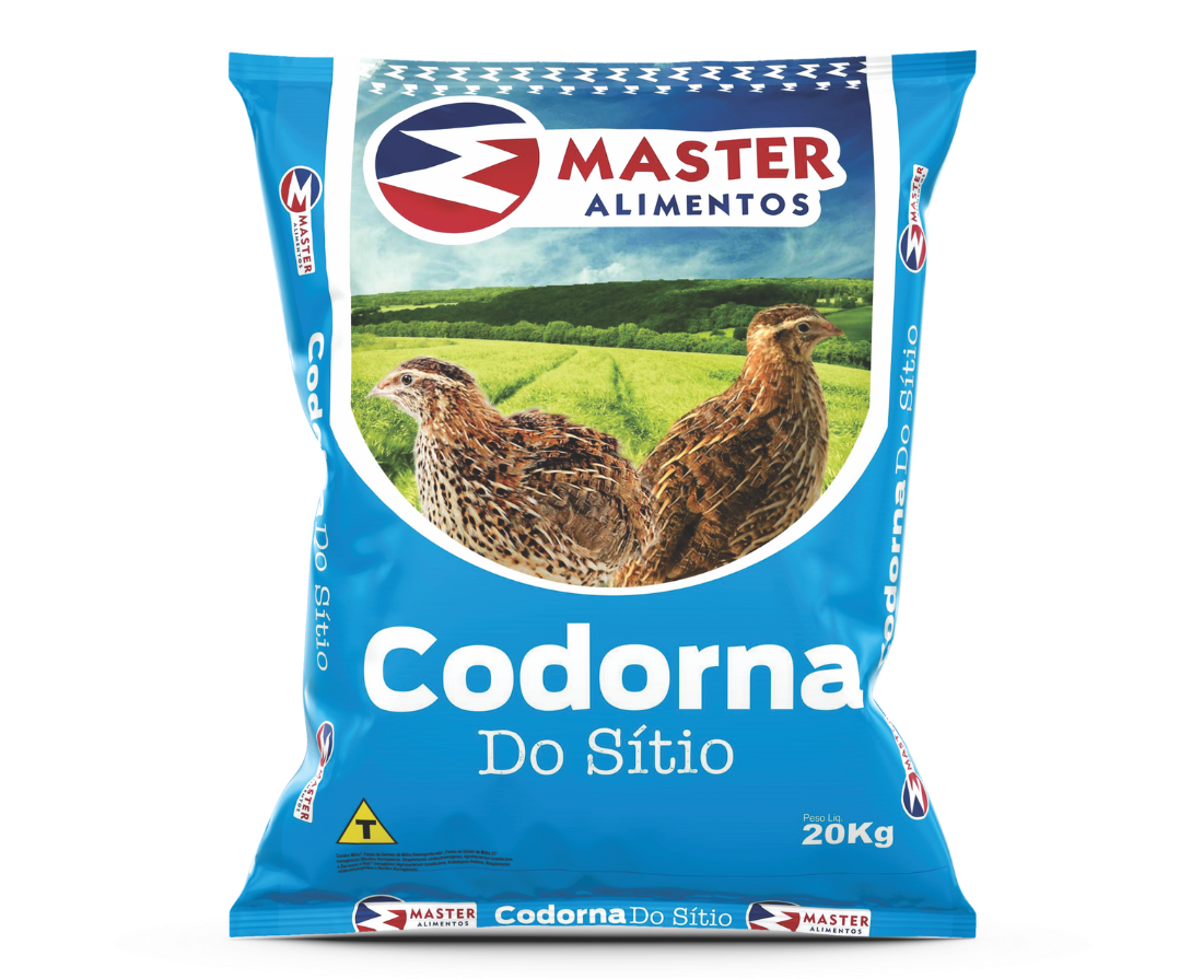 CODORNA DO SÍTIO MASTER F 5 KG/ 20 KG